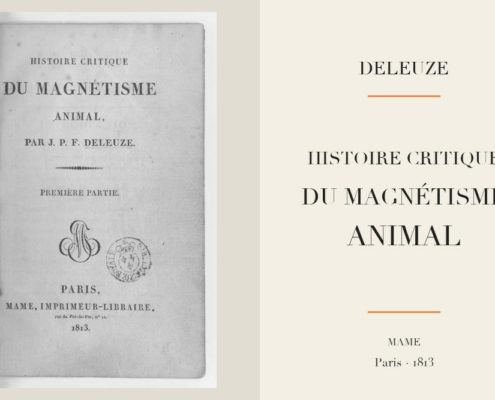 Joseph Philippe François Deleuze - Histoire critique du magnétisme animal (1813)