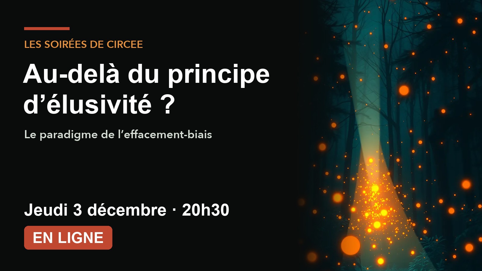 Au-delà du principe d’élusivité ? – soirée CIRCEE en ligne