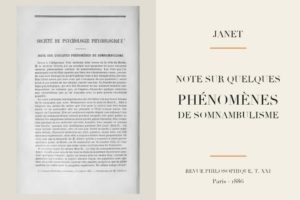 Pierre Janet - Note sur quelques phénomènes de somnambulisme (1886)