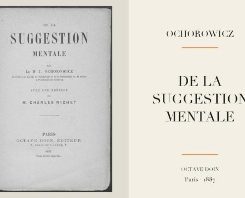 Julian Ochorowicz - De la suggestion mentale (1887)